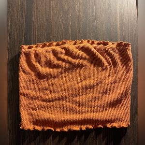 American eagle tube top, burnt orange color, size M